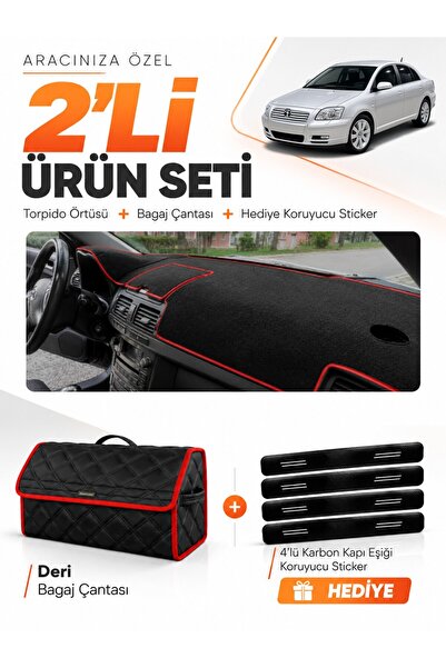 e-biz Toyota Avensis Screenless T250 (2003-2008) Compatible Torpedo Cover + L...