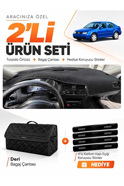 e-biz Volkswagen Jetta (1997-2003) Compatible Dashboard Cover + Leather Trunk...