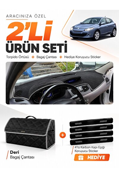 e-biz Renault Megane 3 Small Screen (2008-2015) Compatible Glove Box Cover + ...