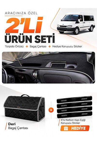 e-biz Ford Transit (2001-2006) Compatible Torpedo Cover + Leather Luggage Bag...