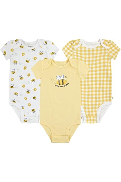 Huggies Girls HUGG 3PK BODYSUIT SET BODYSUIT AND PANT SET (pack of 3)