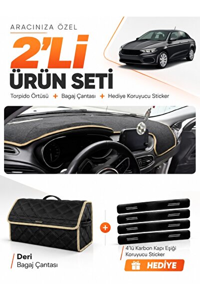 e-biz Fi̇at Egea Sedan (2019-2026) Compatible Torpedo Cover with Tablet Holde...