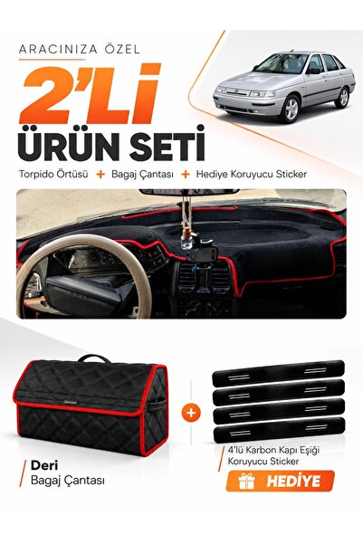 e-biz Lada Vega (1995-2007) Compatible Torpedo Cover + Leather Luggage Bag + ...