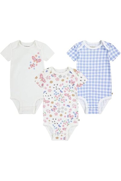 Huggies Girls HUGG 3PK BODYSUIT SET BODYSUIT AND PANT SET (pack of 3)