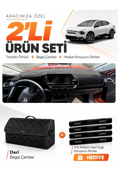 e-biz Citroen C4X Without Display (2020-2026) Compatible Dashboard Cover + Le...
