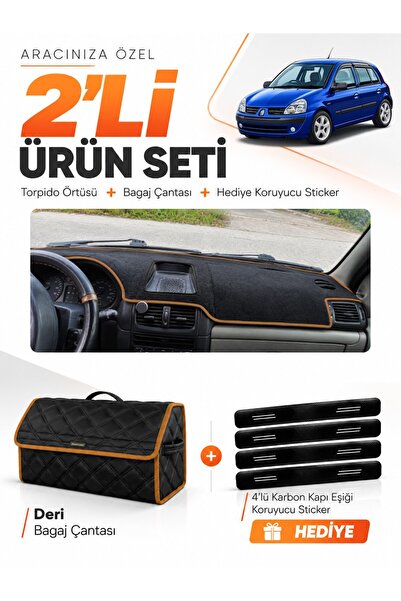 e-biz Renault Clio Symbol Airbag Compatible (2003-2006) Compatible Torpedo Co...