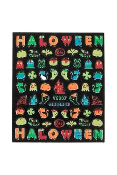 OEM Halloween Glow in the Dark Nail Stickers