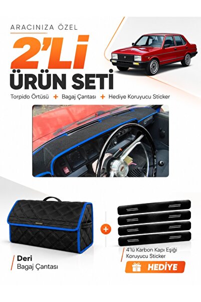 e-biz Tofaş Murat 131 (1977-1988) Compatible Torpedo Cover + Leather Luggage ...