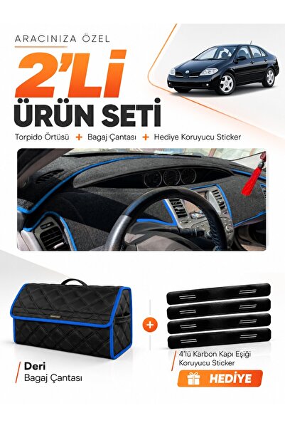 e-biz Nissan Primera P12 (2001-2004) Compatible Torpedo Cover + Leather Trunk...