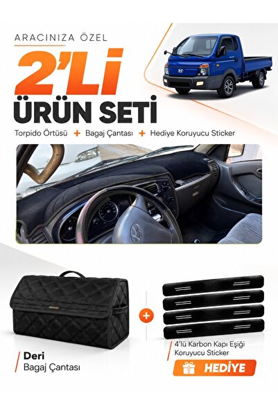 e-biz Hyundai Porter (2004-2019) Compatible Glove Box Cover + Leather Luggage...