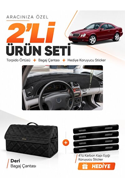 e-biz غطاء توربيدو متوافق مع مرسيدس W208-C208 CLK (1997-2002) + حقيبة أمتعة ج...