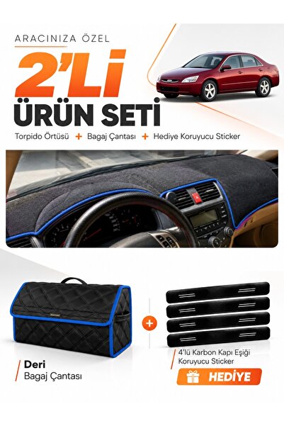 e-biz Honda Accord (2002-2008) Compatible Torpedo Cover + Leather Trunk Bag +...