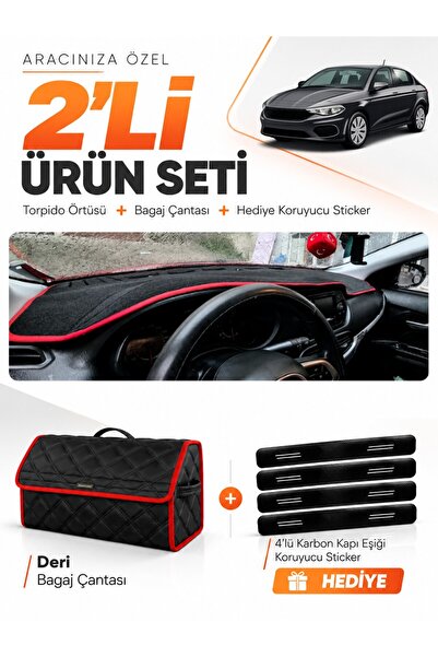e-biz Fi̇at Egea Sedan (2007-2021) Tablet-Free Compatible Dashboard Cover + L...