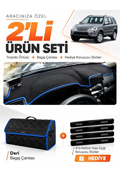 e-biz Honda Cr-V (2000-2006) Compatible Dashboard Cover + Leather Trunk Bag +...