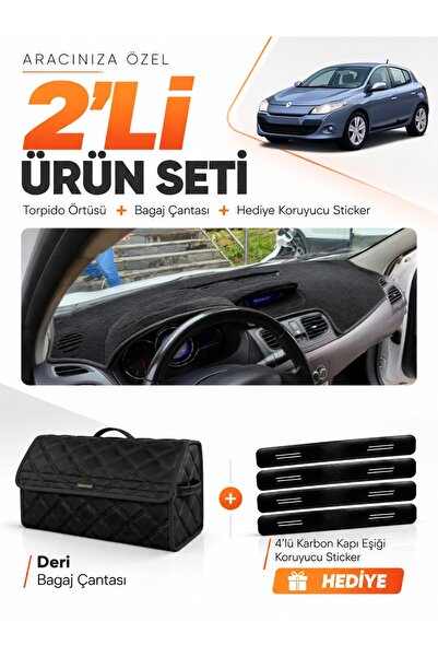 e-biz Renault Megane 3 Small Screen (2008-2015) Compatible Glove Box Cover + ...