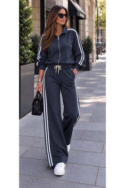OnlyForYou Trening Damă Din Vâscoză 72% Elastic, Compleu Sport Casual Cu Ferm...