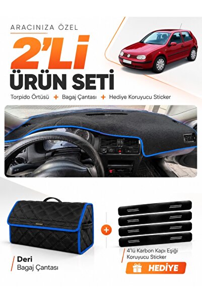 e-biz Volkswagen Golf 4 Mk4 (1997-2003) Compatible Glove Box Cover + Leather ...