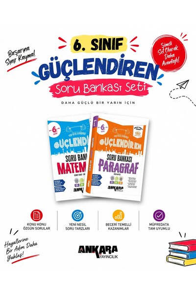 Ankara Yayıncılık 2027 6. Sınıf Matematik-Paragraf %100 Maarif Müfredat Bağla...