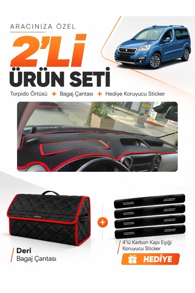 e-biz Peugot Partner Screen-Covered (2008-2017) Compatible Glove Box Cover + ...