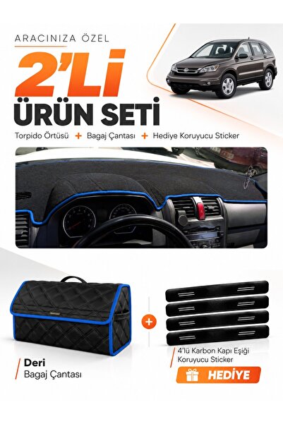 e-biz Honda Cr-V (2007-2012) Compatible Dashboard Cover + Leather Trunk Bag +...