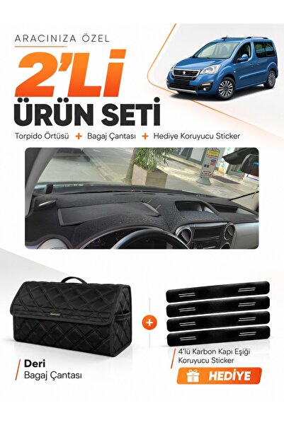 e-biz Peugot Partner Screen-Covered (2008-2017) Compatible Glove Box Cover + ...