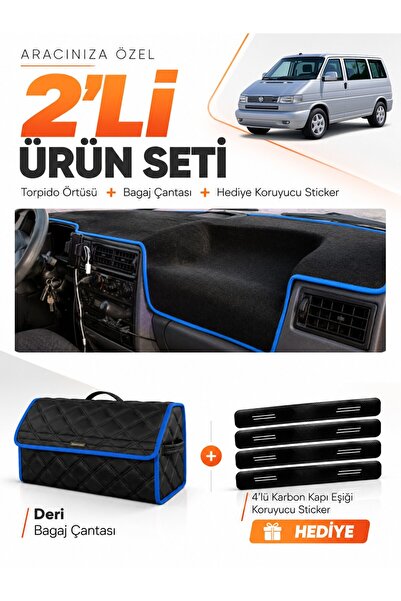 e-biz Volkswagen Transporter T4 (1990-2003) Compatible Dashboard Cover + Leat...