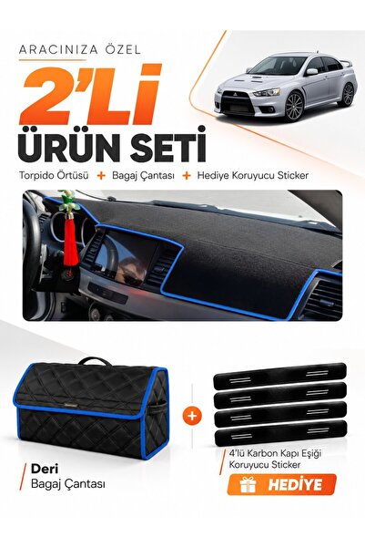 e-biz Mitsubishi Lancer (2007-2015) Compatible Torpedo Cover + Leather Trunk ...