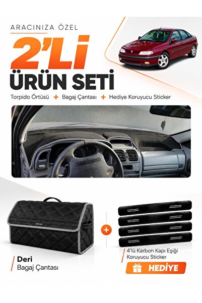 e-biz Renault Laguna 1 Airbagsiz (2000-2007) Compatible Glove Box Cover + Lea...