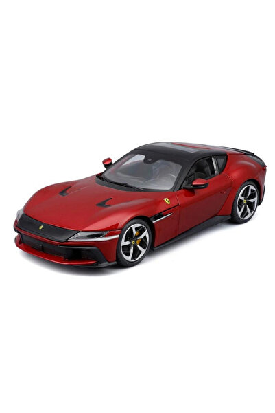 kumkumticaret 1/24 12 Cilindric Red Model Car