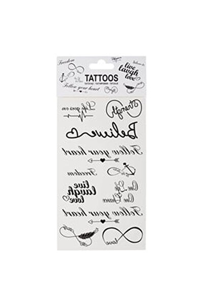 OEM Tattoos Stickers Messages 11pcs