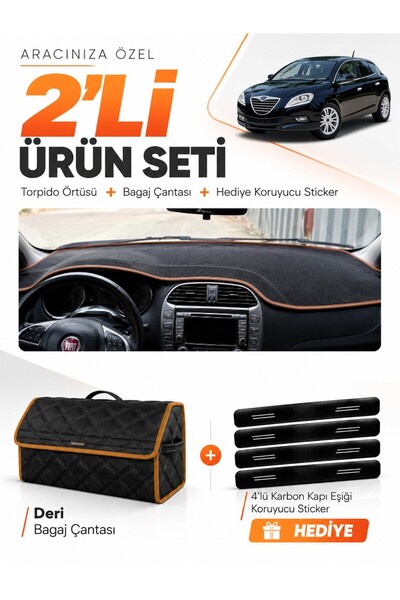 e-biz LANCIA DELTA (2008-2014) غطاء صندوق السيارة المتوافق مع السيارة + حقيبة...
