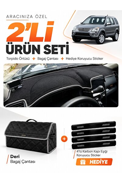 e-biz Honda Cr-V (2000-2006) Compatible Dashboard Cover + Leather Trunk Bag +...