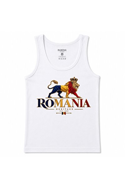 Rabona Fashion Румъния Регала – Графична тениска с мотив на трицветното насле...