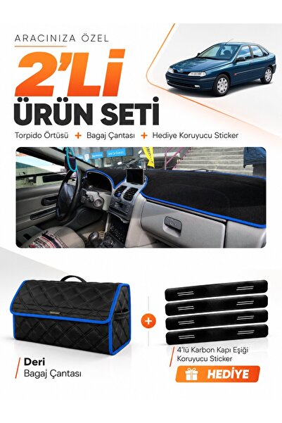 e-biz Renault Laguna 1 Airbagged (2000-2007) Compatible Glove Box Cover + Lea...