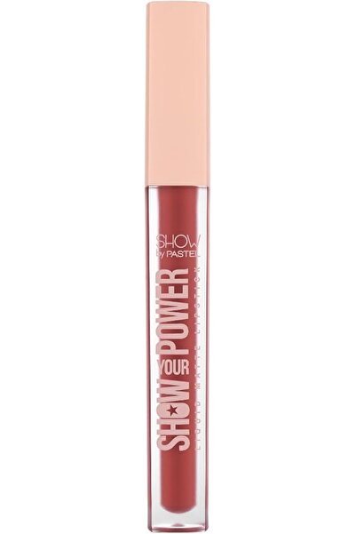 Show by Pastel Pastel Show Your Power Liquid Matte Lipstick - Transfer Proof,...