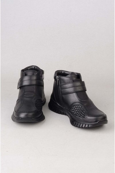 SEÇ KUNDURA Seç 9411 Genuine Leather Comfort Women's Boots Black