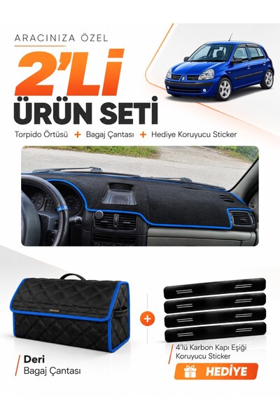 e-biz Renault Clio Symbol Airbag Compatible (2003-2006) Compatible Torpedo Co...