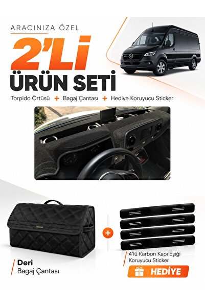 e-biz Mercedes Spri̇nter W907-W910 (2018-2026) Compatible Dashboard Cover + L...