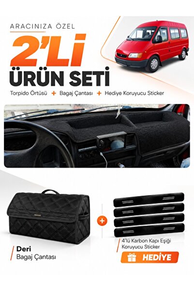 e-biz Ford Transit 1 (1986-1994) Compatible Glove Box Cover + Leather Luggage...