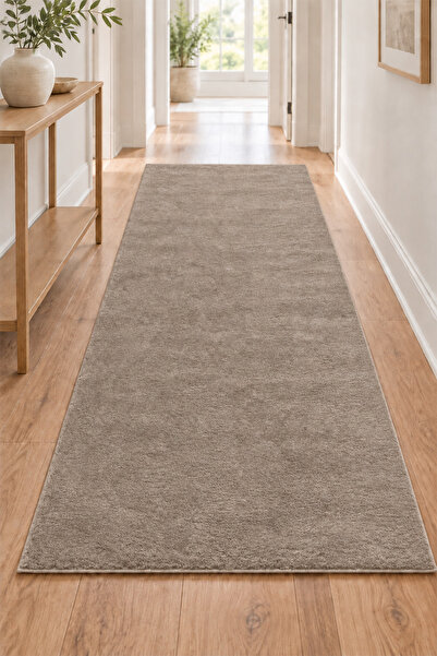 Raschel Carpet Premium Yıkanabilir Leke Tutmaz Modern Yolluk Vızon Renk Özel ...