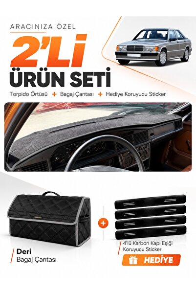 e-biz Mercedes W201 E-Class 190-190E (1982-1993) Compatible Glove Box Cover +...