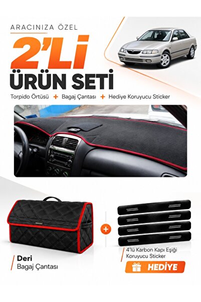 e-biz Mazda 626 Without Airbags (1998-2000) Compatible Glove Box Cover + Leat...