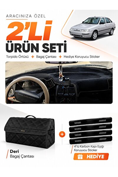 e-biz Lada Vega (1995-2007) Compatible Torpedo Cover + Leather Luggage Bag + ...