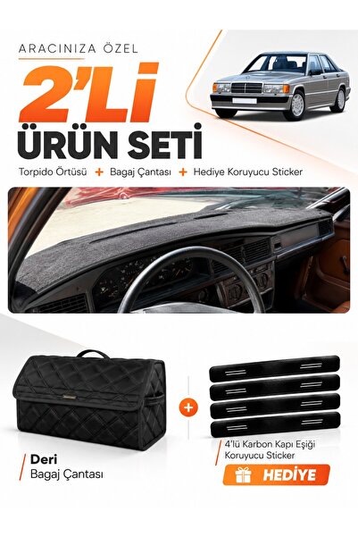e-biz Mercedes W201 E-Class 190-190E (1982-1993) Compatible Glove Box Cover +...