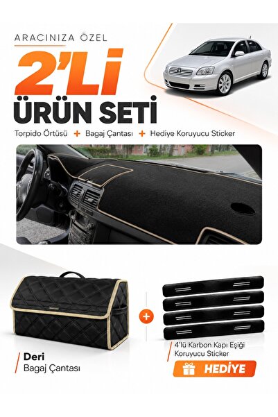 e-biz Toyota Avensis Screenless T250 (2003-2008) Compatible Torpedo Cover + L...