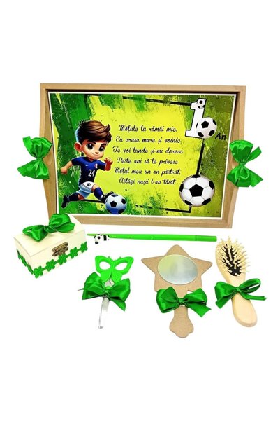 OEM Set de tăvițe pentru prima tunsătură/prăjitură, 6 piese, personalizat manual