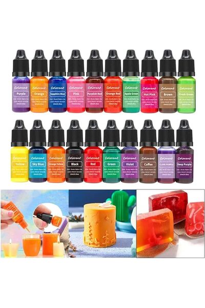 Generic 20 Colors Dyes Pigments For Candle and Soap and Epoxy Making