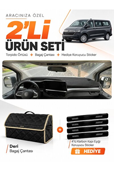 e-biz Volkswagen Transporter (2025-Later) Compatible Dashboard Cover + Leathe...