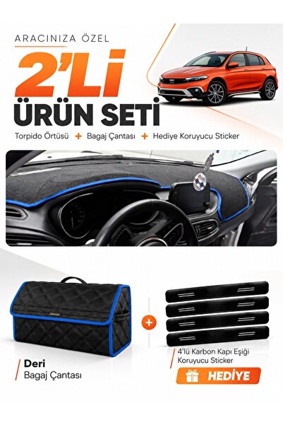 e-biz Fi̇at Egea Cross (2021-2026) Compatible Torpedo Cover with Tablet Holde...