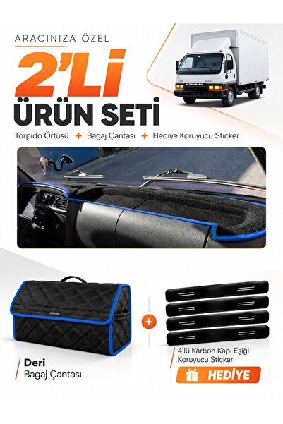 e-biz Mitsubishi Canter Fe639 (1996-2005) Compatible Torpedo Cover + Leather ...